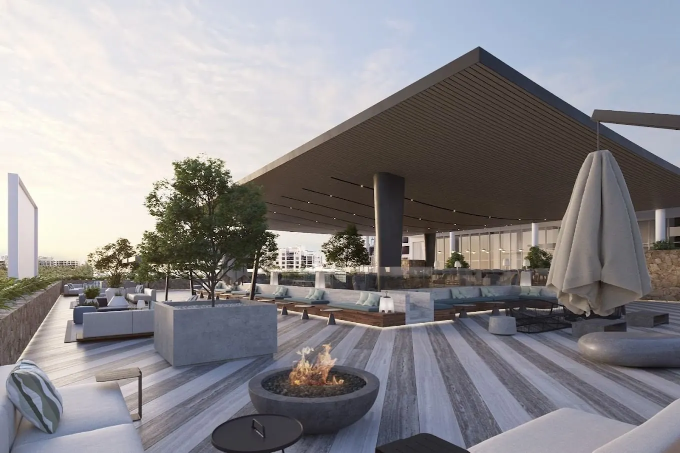 Beach lounge