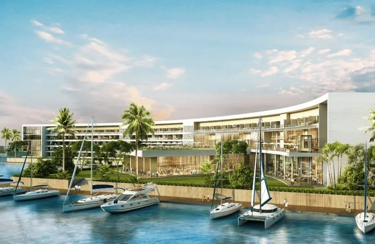 The SLS marina