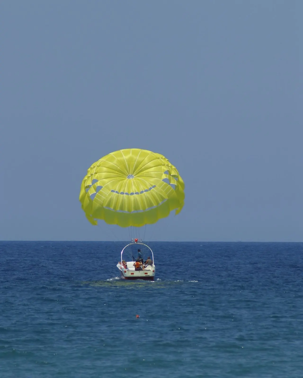 Parasail over the open sea